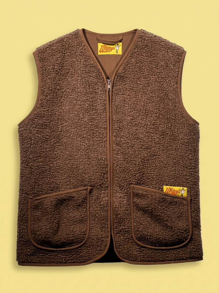 Wiggy's OG Sleeveless Vest – Brown * PRE ORDER SEPTEMBER DELIVERY*