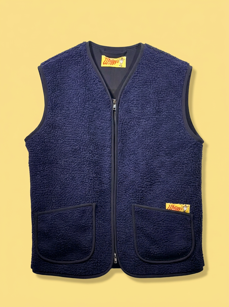 Wiggy's OG Sleeveless Vest – Navy  * PRE ORDER SEPTEMBER DELIVERY*